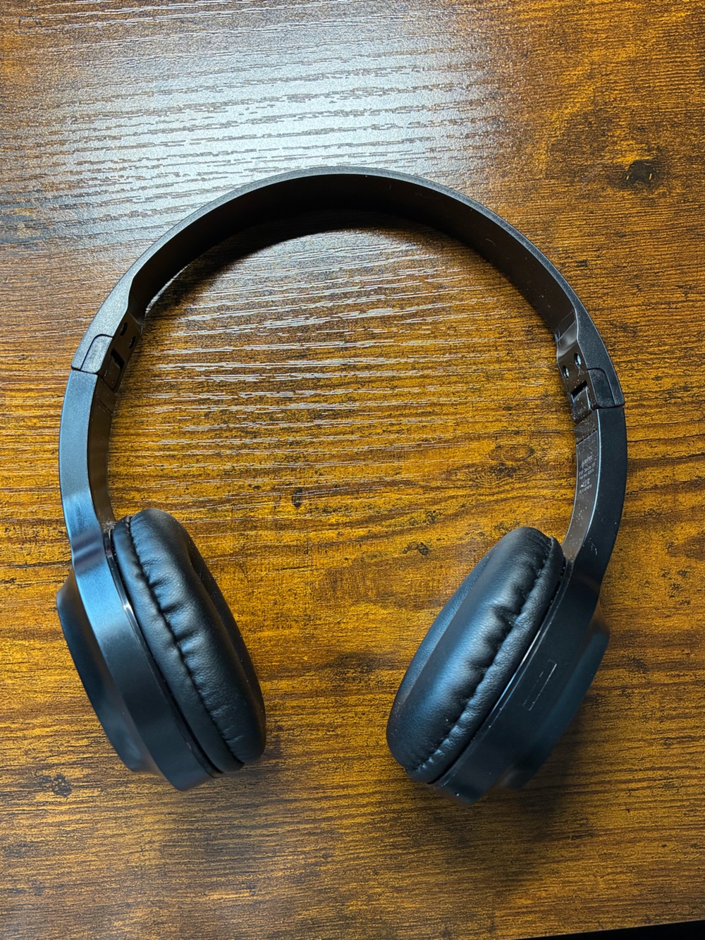 Entry Black Over-Ear Wireless Headphones with Cushioned Ear Pads